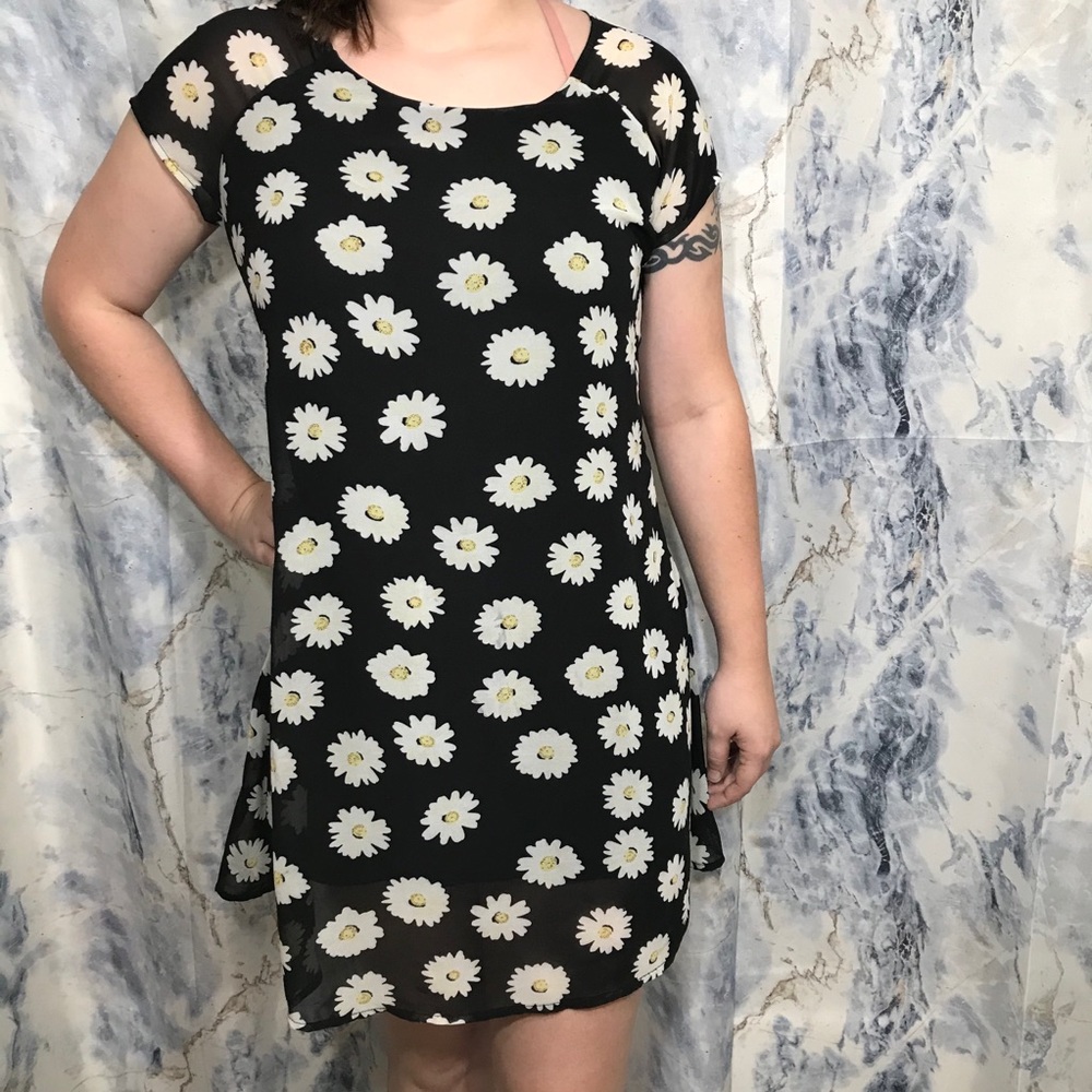 Lucca Couture Mini Flower Dress